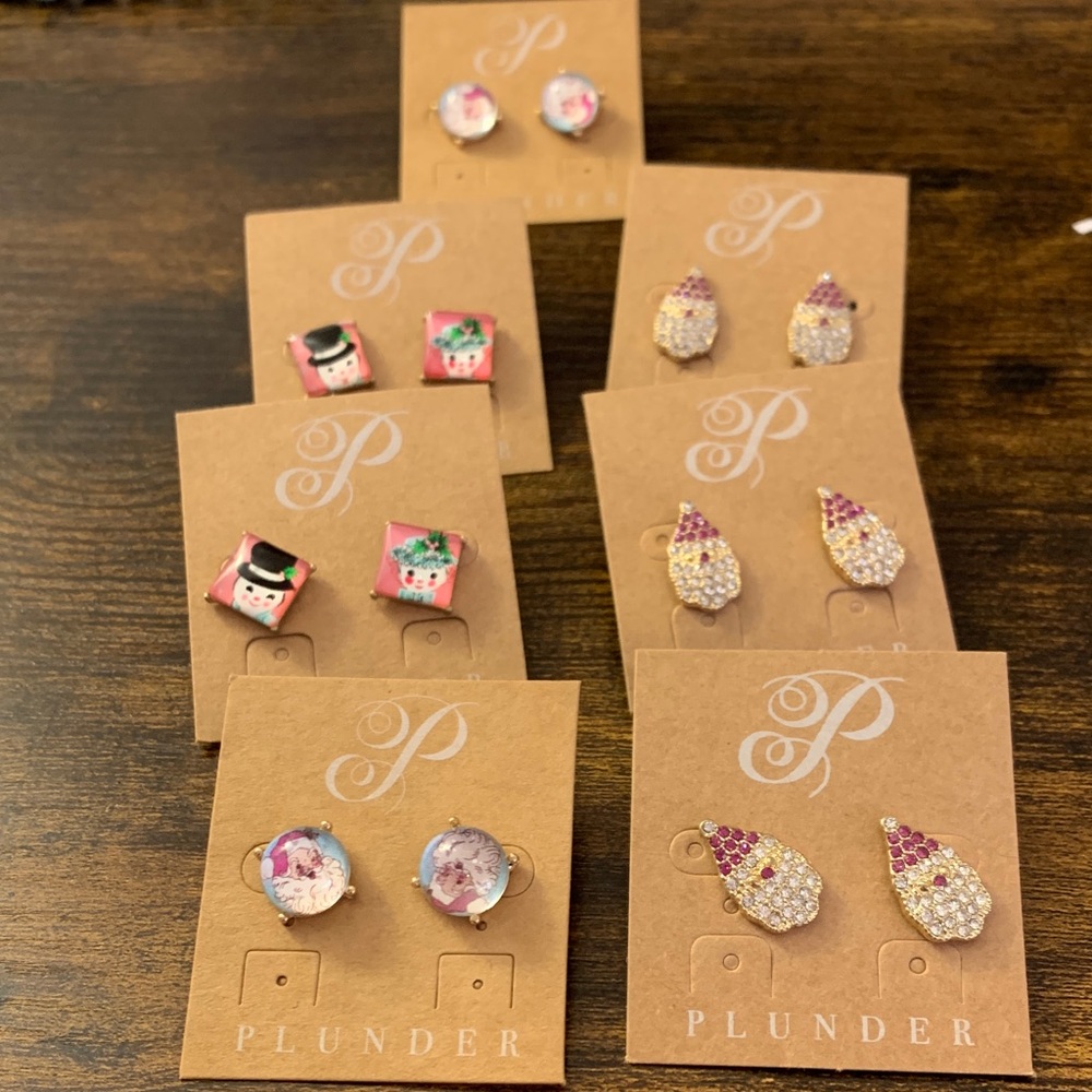 Plunder Holiday Earring Set of 7